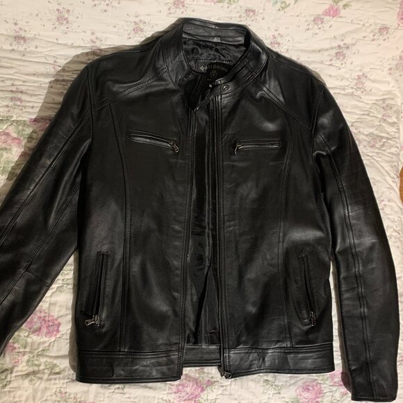 BaliSkins Italian Leather Jacket, %100 real leather ("Vera Pelle") made in Italy